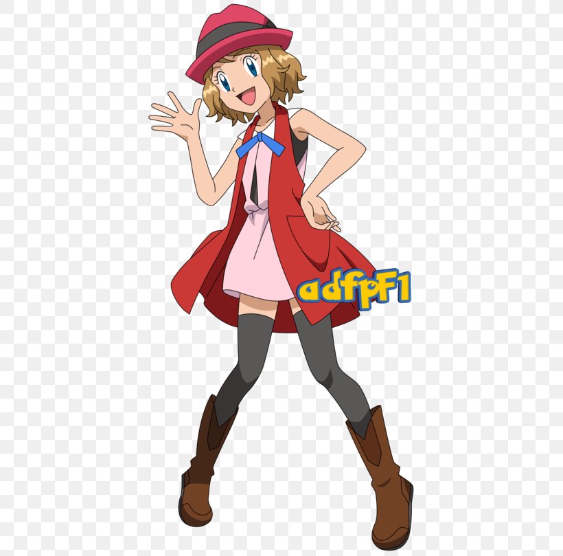 Serena Pokémon X And Y Ash Ketchum Pokemon Black & White, PNG, 400x809px, Watercolor, Cartoon, Flower, Frame, Heart Download Free