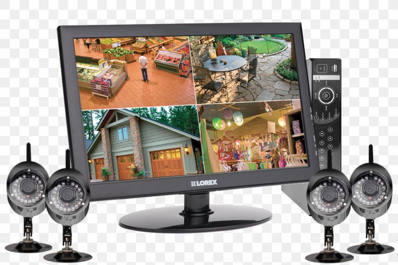 Wireless Security Camera Security Alarms & Systems Home Security Closed-circuit Television Surveillance, PNG, 900x600px, Wireless Security Camera, Camera, Closedcircuit Television, Computer Monitor, Computer Monitor Accessory Download Free