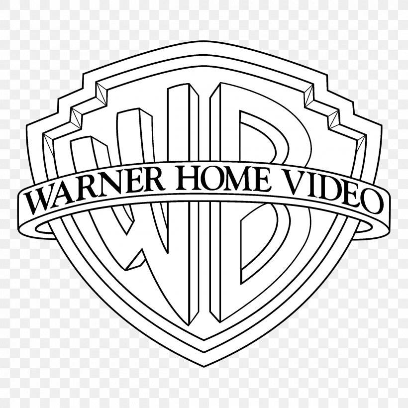 Logo Warner Bros. Film Emblem, PNG, 2400x2400px, Logo, Area, Black And White, Brand, Business Download Free