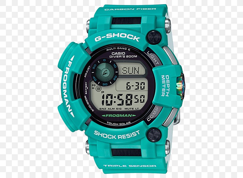 Master Of G Casio G-Shock Frogman Watch, PNG, 500x600px, Master Of G, Blue, Brand, Casio, Casio Gshock Frogman Download Free