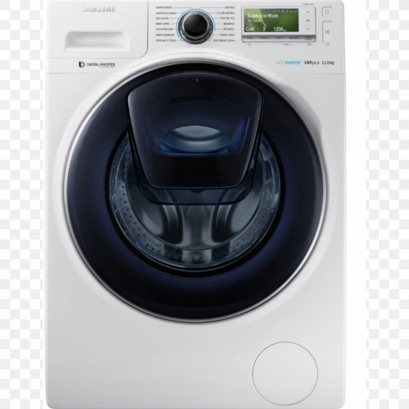 Washing Machines Samsung Home Appliance, PNG, 1000x1000px, Washing Machines, Clothes Dryer, Home Appliance, Laundry, Major Appliance Download Free