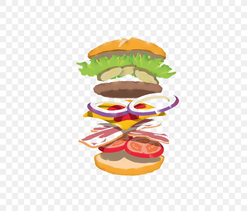 Cheeseburger Hamburger Junk Food Lettuce, PNG, 500x700px, Cheeseburger, Bread, Designer, Fast Food, Finger Food Download Free