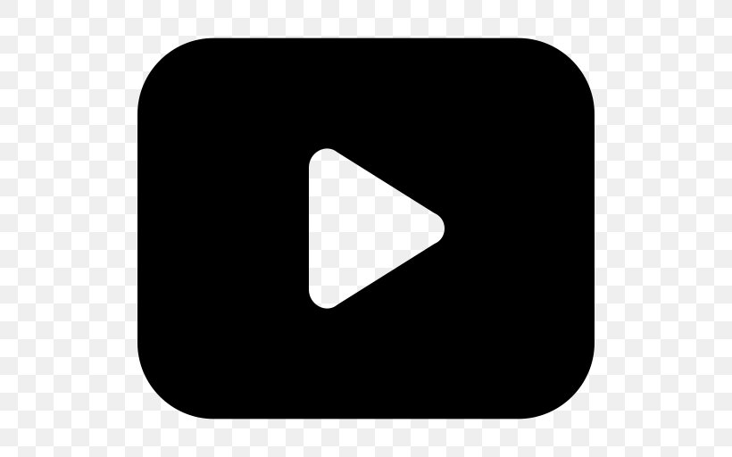 YouTube, PNG, 512x512px, Youtube, Black, Black And White, Button, Icon Design Download Free