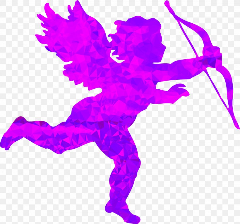 Cupid Silhouette Clip Art, PNG, 2324x2174px, Cupid, Art, Cartoon, Drawing, Fictional Character Download Free
