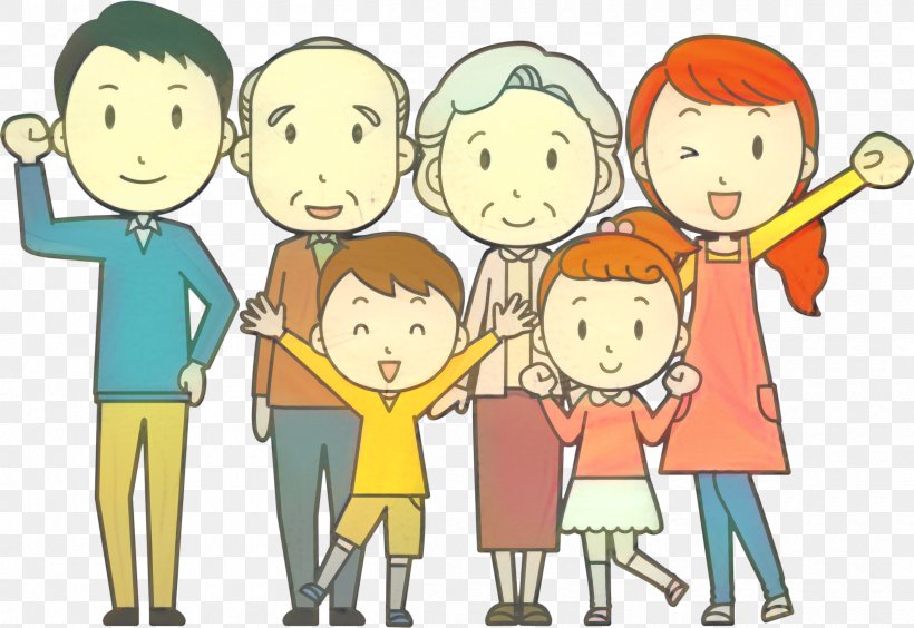 Extended Family Vector Graphics Clip Art Grandparent, PNG, 2400x1652px, Family, Animated Cartoon, Art, Cartoon, Child Download Free