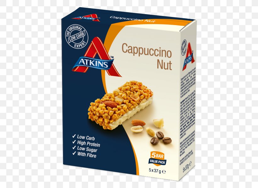 Fudge Cappuccino NutRageous Atkins Diet, PNG, 600x600px, Fudge, Atkins Diet, Bar, Breakfast Cereal, Cappuccino Download Free