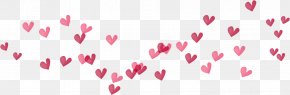 Pretty Pink Heart Creative - Pink Color Designer PNG