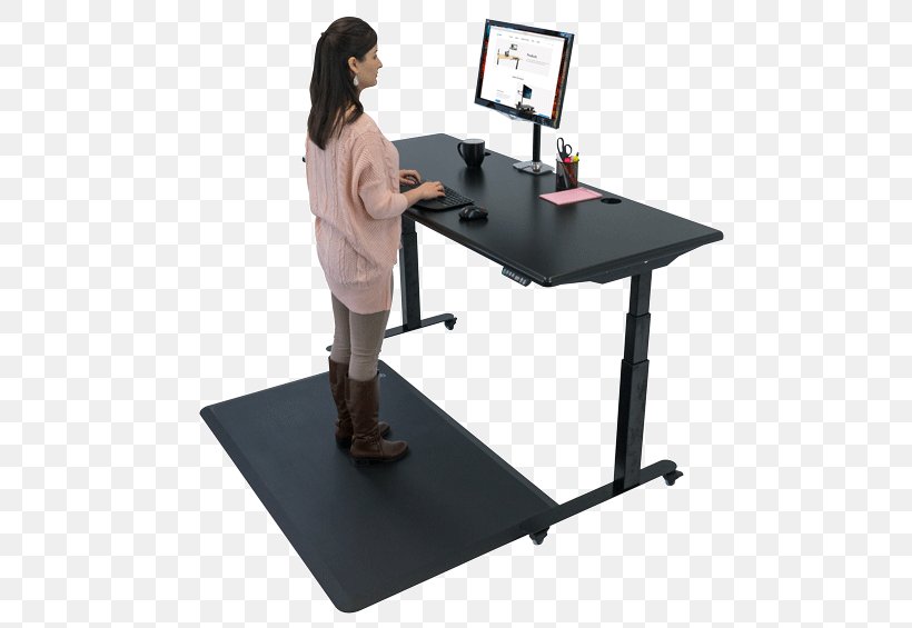 Treadmill Desk Standing Desk Table, PNG, 500x565px, Desk, Balance, Factory, Furniture, Human Factors And Ergonomics Download Free