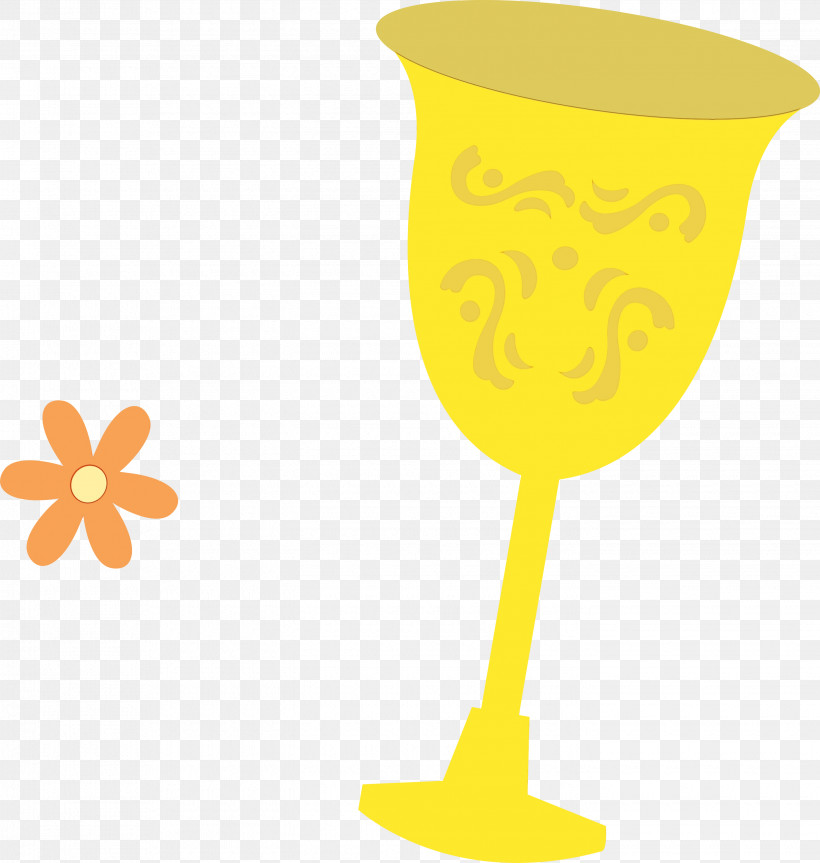 Drinkware Yellow Stemware Tableware Chalice, PNG, 2850x3000px, Happy Passover, Chalice, Drinkware, Paint, Stemware Download Free