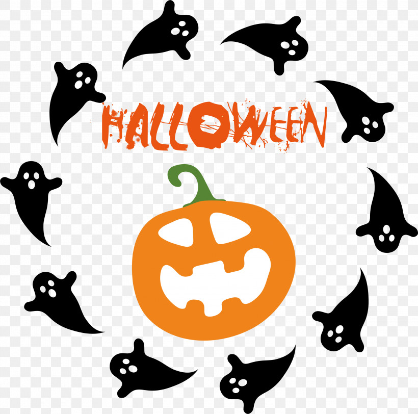 Happy Halloween, PNG, 3000x2971px, Happy Halloween, Biology, Cat, Logo, M Download Free