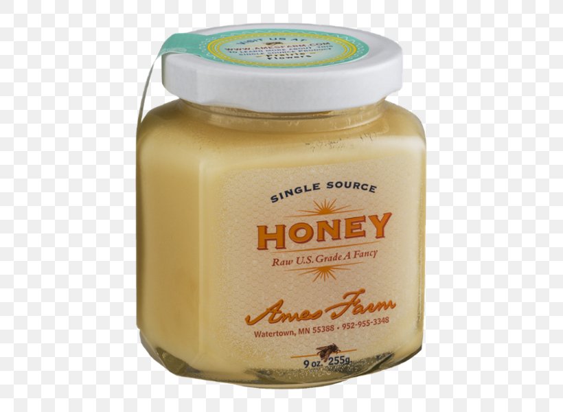 Honey Ames Farm Jar Organic Food Lakewinds Food Co-op, PNG, 600x600px, 2018, Honey, Bee, Condiment, Dish Download Free
