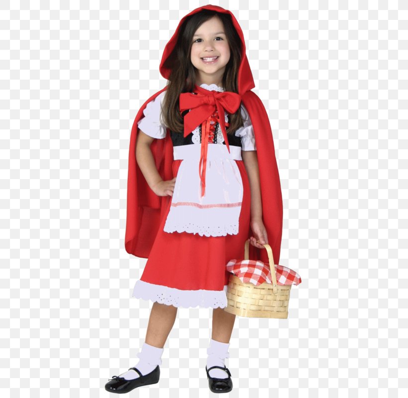 Little Red Riding Hood Big Bad Wolf Halloween Costume, PNG, 436x800px, Watercolor, Cartoon, Flower, Frame, Heart Download Free