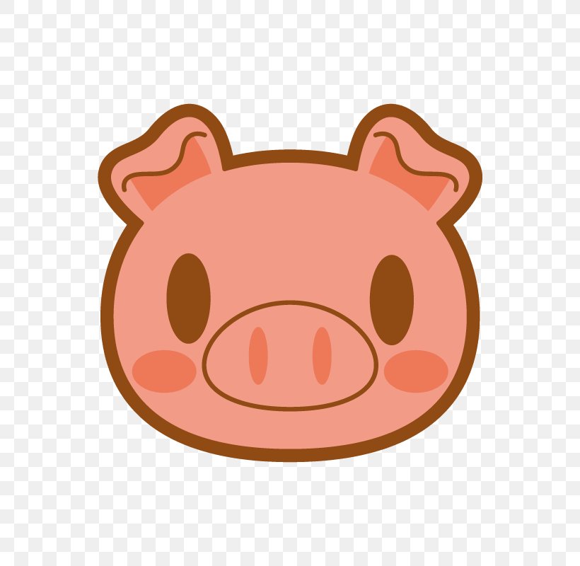 Pig Snout Pink M Clip Art, PNG, 800x800px, Pig, Cartoon, Livestock, Mammal, Nose Download Free