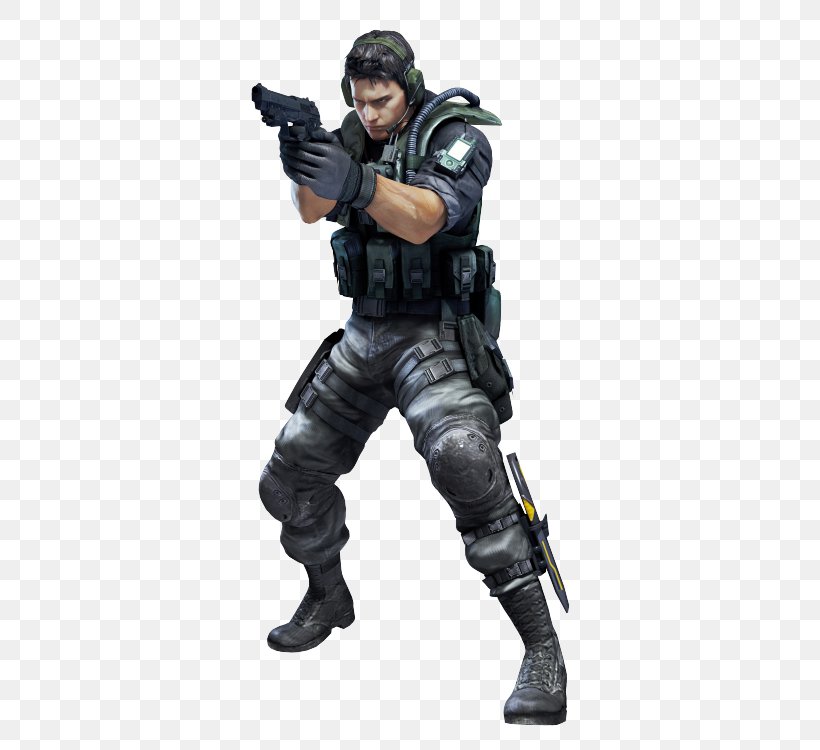 Resident Evil: Revelations Resident Evil 5 Resident Evil: The Mercenaries 3D Resident Evil 4 Chris Redfield, PNG, 600x750px, Resident Evil Revelations, Action Figure, Capcom, Chris Redfield, Claire Redfield Download Free