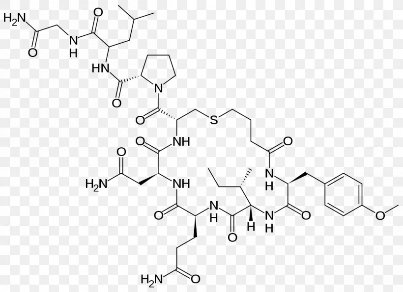Carbetocin Oxytocin Uterotonic Postpartum Hemorrhage Pharmaceutical Drug, PNG, 1200x872px, Oxytocin, Antihemorrhagic, Area, Auto Part, Black And White Download Free