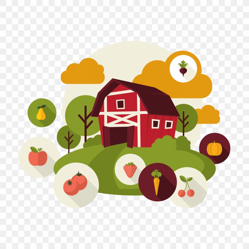 Organic Food Farm Harvest, PNG, 1400x1400px, Organic Food, Advertising, Barn, Crop, Family Farm Download Free