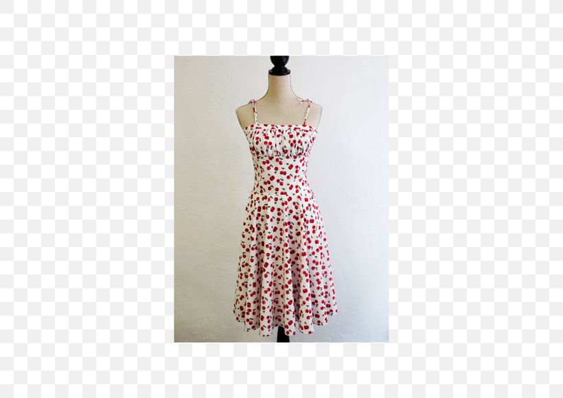 Polka Dot Shoulder Cocktail Dress Clothing, PNG, 435x580px, Polka Dot, Clothing, Cocktail, Cocktail Dress, Day Dress Download Free