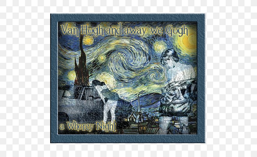 The Starry Night Starry Night Over The Rhône Café Terrace At Night Painting Post-Impressionism, PNG, 500x500px, Starry Night, Art, Artist, Canvas, Drawing Download Free