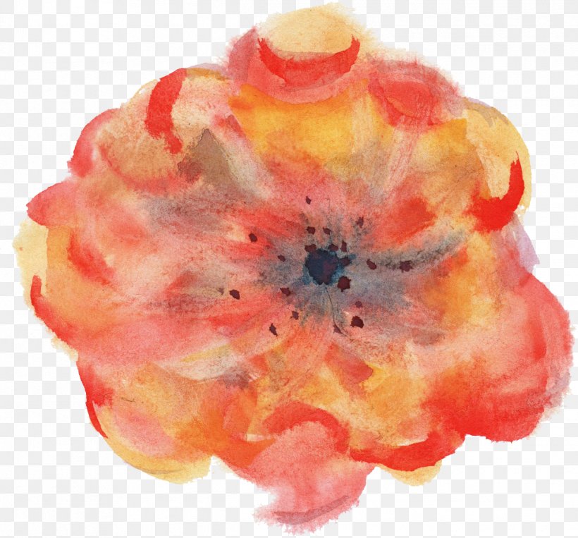 Watercolour Flowers Watercolor Painting, PNG, 1244x1158px, Watercolour Flowers, Art, Color, Flower, Orange Download Free