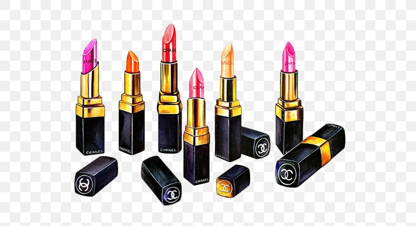 Chanel Lipstick Cosmetics Watercolor Painting Illustration, PNG, 564x447px, Chanel, Ammunition, Art, Cosmetics, Fashion Download Free
