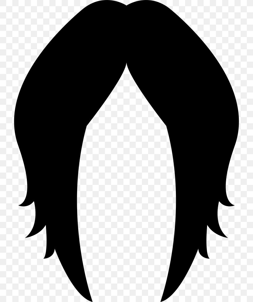 black wigs clip art