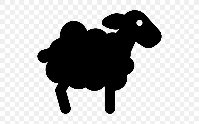Sheep Agneau, PNG, 512x512px, Sheep, Agneau, Black And White, Farm, Github Download Free