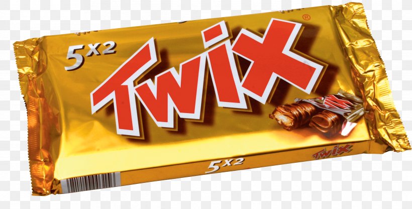 Twix Chocolate Bar Food Ice Cream, PNG, 2536x1288px, Twix, Biscuit, Chocolate, Chocolate Bar, Cocoa Solids Download Free