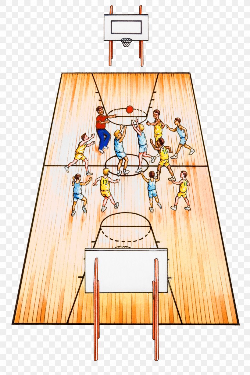 Basketball Court Sport Illustration, PNG, 1034x1552px, Basketball, Area, Art, Athlete, Basketball Court Download Free