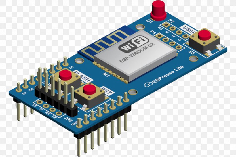 Microcontroller ESP8266 Arduino NodeMCU ESP32, PNG, 855x570px, Microcontroller, Arduino, Circuit Component, Computer Component, Electrical Network Download Free