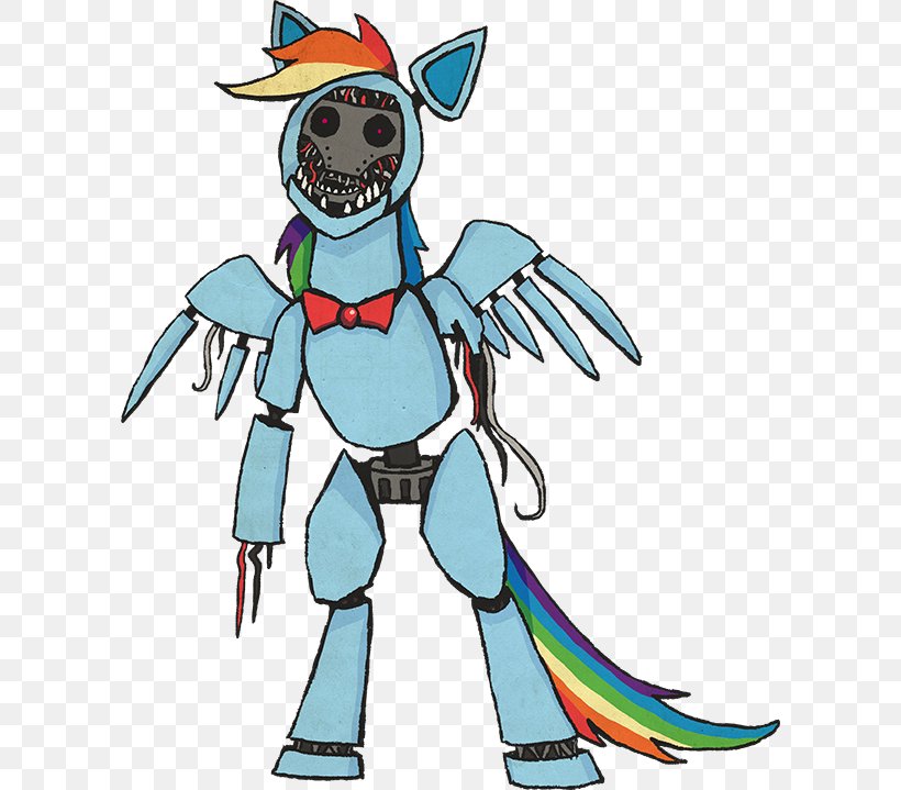 Rainbow Dash Pinkie Pie Five Nights At Freddy's: Sister Location Pony, PNG, 600x719px, Rainbow Dash, Animal Figure, Animatronics, Art, Artwork Download Free