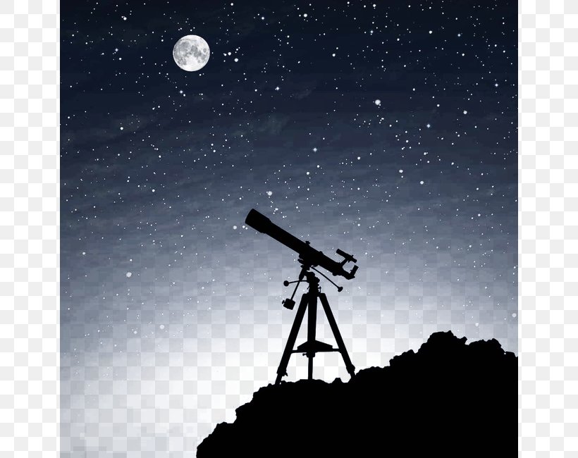 Telescope Silhouette Astronomy Astronomer, PNG, 650x650px, Telescope, Astronomer, Astronomical Object, Astronomy, Atmosphere Download Free