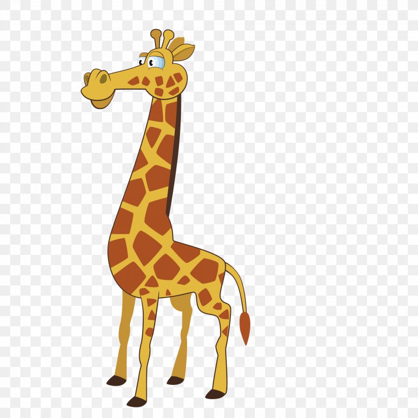 Vector Graphics Clip Art Image Giraffe, PNG, 2107x2107px, 3d Computer Graphics, Giraffe, Animal, Animal Figure, Cartoon Download Free