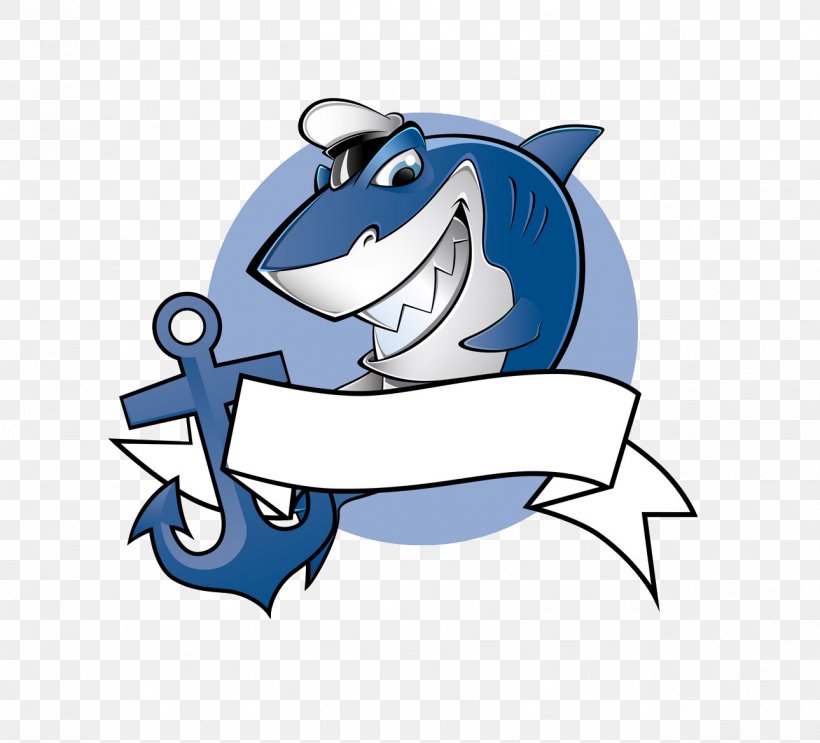 Great White Shark Sailor Clip Art, PNG, 1289x1168px, Shark, Art, Blue, Cartoon, Clip Art Download Free