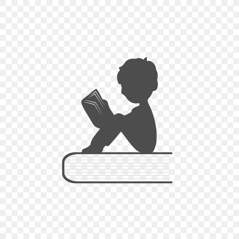 Logo Education Reading Paper Silhouette, PNG, 820x820px, Logo, Arm, Black, Black And White, Book Download Free