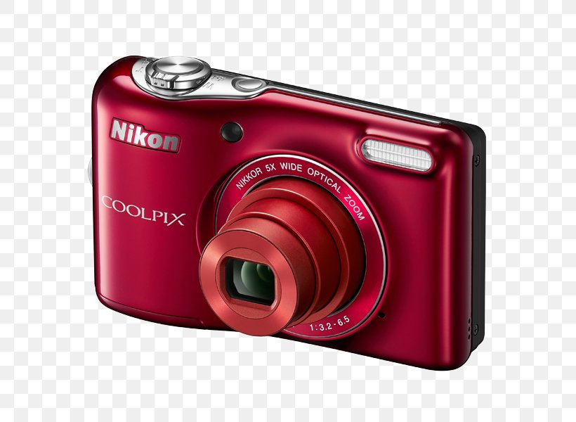 Nikon Coolpix L30 20.1 MP Compact Digital Camera, PNG, 800x600px, Nikon Coolpix L830, Camera, Camera Lens, Cameras Optics, Digital Camera Download Free