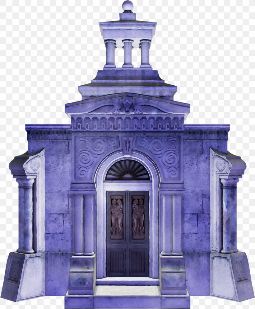 Purple Blue Architecture Violet Building, PNG, 1555x1882px, Watercolor, Arch, Architecture, Blue, Building Download Free