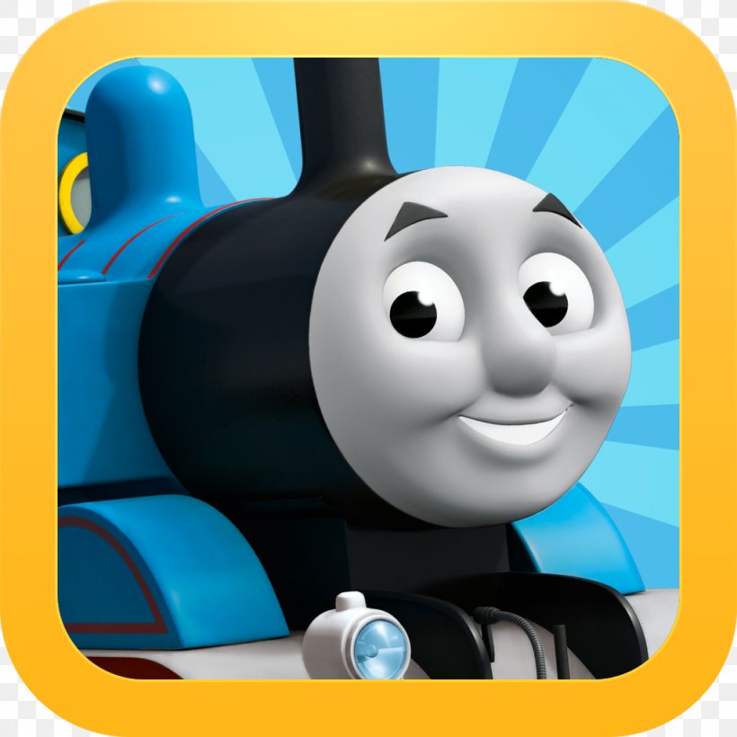 Thomas & Friends: Race On! Drawing Sodor YouTube, PNG, 1024x1024px, Thomas, App Store, Blue, Cartoon, Chuggington Download Free