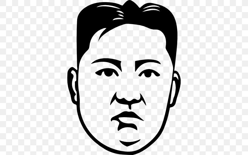 Kim Jong-un North Korea Clip Art, PNG, 512x512px, Kim Jongun, Art, Artwork, Black, Black And White Download Free