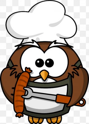 Le Regard Du Chef - Owl Chef Cooking Clip Art Food PNG
