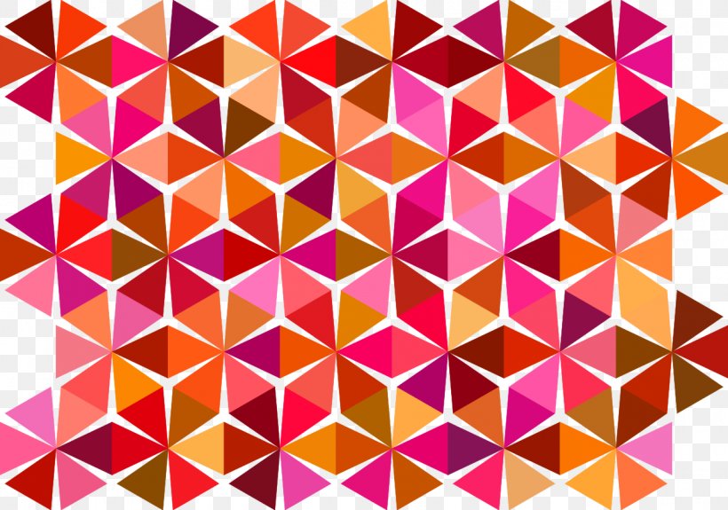 Triangle Square Tessellation Cuboctahedron Pattern, PNG, 1280x899px, Triangle, Area, Cuboctahedron, Magenta, Pink Download Free