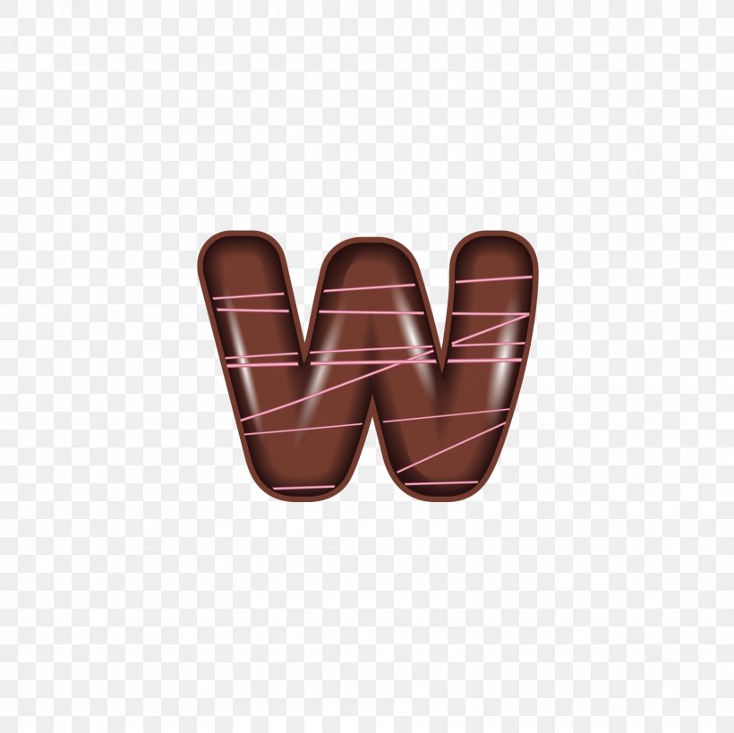 Letter W Chocolate, PNG, 1600x1600px, Letter, Alphabet, Artworks, Brown, Chocolate Download Free