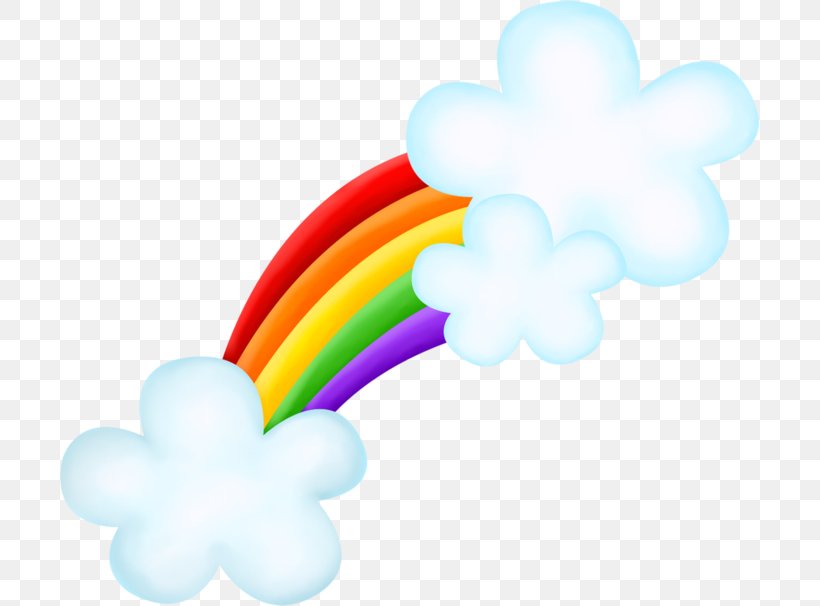 Rainbow Desktop Wallpaper Color Clip Art, PNG, 700x606px, Rainbow, Color, Drawing, Petal, Rain Download Free