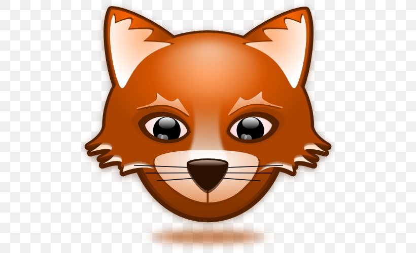 Clip Art Smiley Whiskers Red Fox Image, PNG, 550x500px, Smiley, Animated Cartoon, Animation, Canidae, Carnivore Download Free