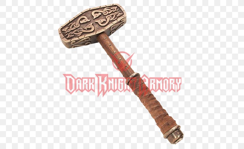 Axe Viking Age War Hammer Mjölnir, PNG, 500x500px, Axe, Hammer, Mammen, Mjolnir, Norse Mythology Download Free