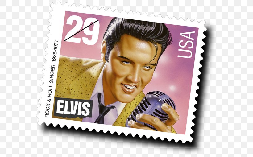 Elvis Presley Forever Stamp Graceland Postage Stamps Mail, PNG, 600x509px, Watercolor, Cartoon, Flower, Frame, Heart Download Free