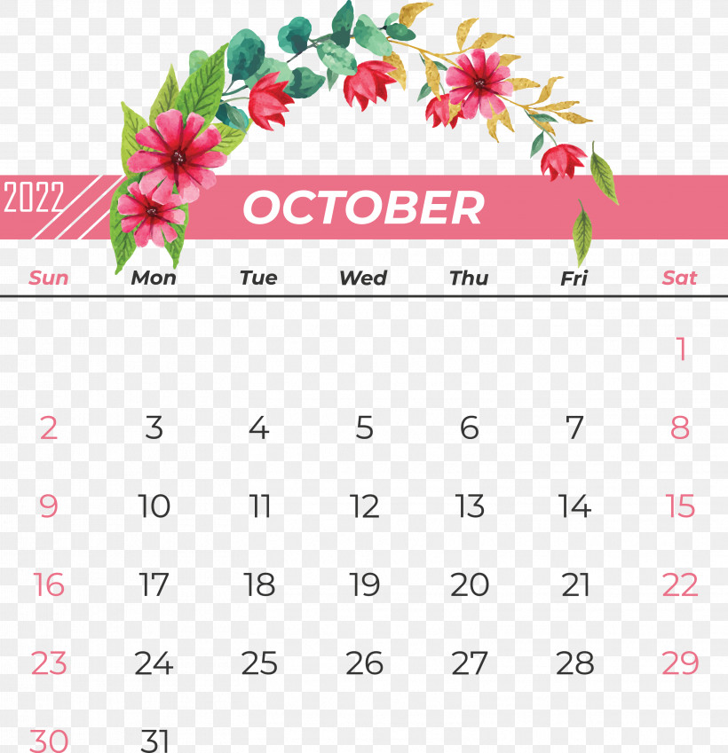 Calendar Flower Font Petal Meter, PNG, 3114x3226px, Calendar, Flower, Meter, Petal Download Free