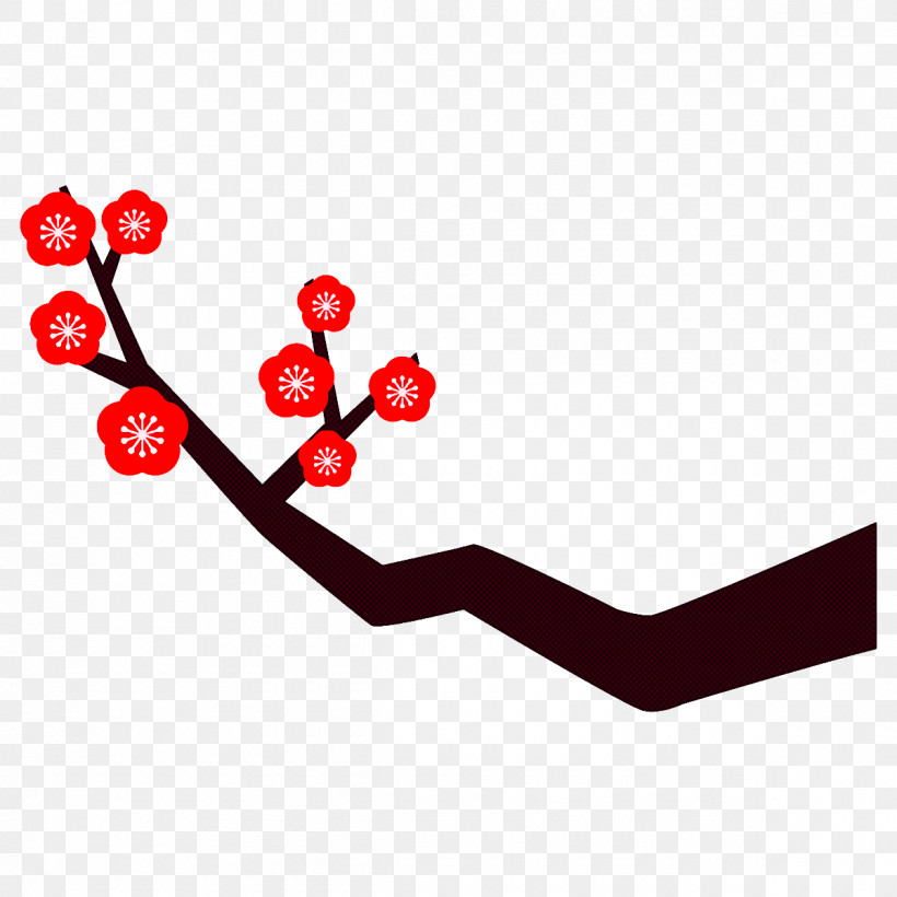 Plum Branch Plum Winter Flower, PNG, 1200x1200px, Plum Branch, Blossom, Cherry Blossom, Flower, Heart Download Free