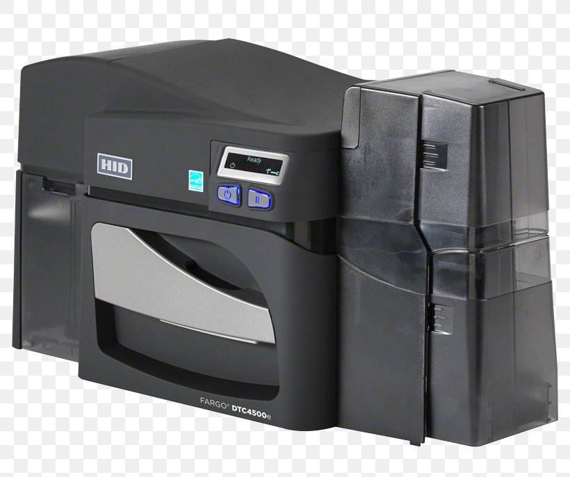 Card Printer HID FARGO DTC4500e HID Global Printing, PNG, 800x686px, Card Printer, Access Badge, Dots Per Inch, Dyesublimation Printer, Electronic Device Download Free