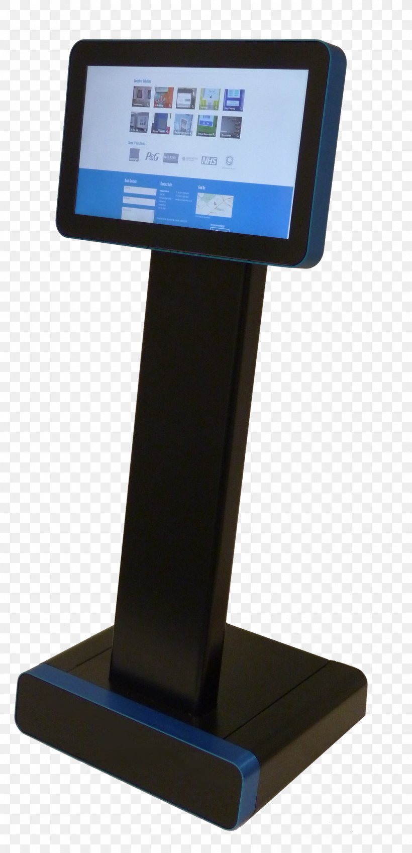 Computer Monitor Accessory Interactive Kiosks Multimedia Computer Monitors, PNG, 1000x2070px, Computer Monitor Accessory, Computer Hardware, Computer Monitors, Display Device, Electronics Download Free
