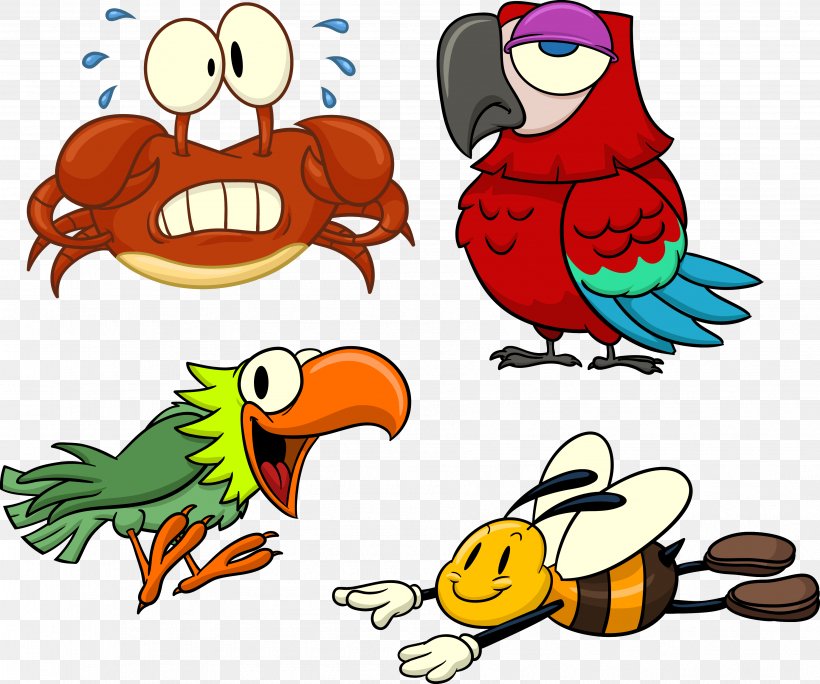 Lovebird Parrot Cartoon Clip Art, PNG, 3571x2980px, Bird, Animal, Artwork, Beak, Cartoon Download Free
